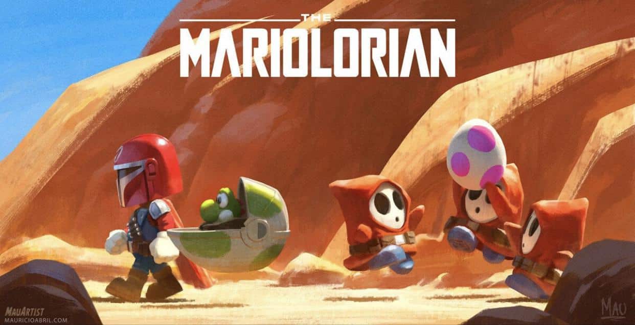 The Mariolorian: Artista mistura Mario com The Mandalorian