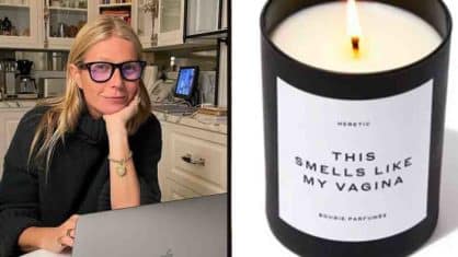 Vela com essência de vagina de Gwyneth Paltrow explode na casa de cliente