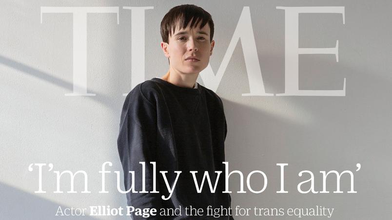 Elliot Page é o primeiro homem trans na capa da revista Time