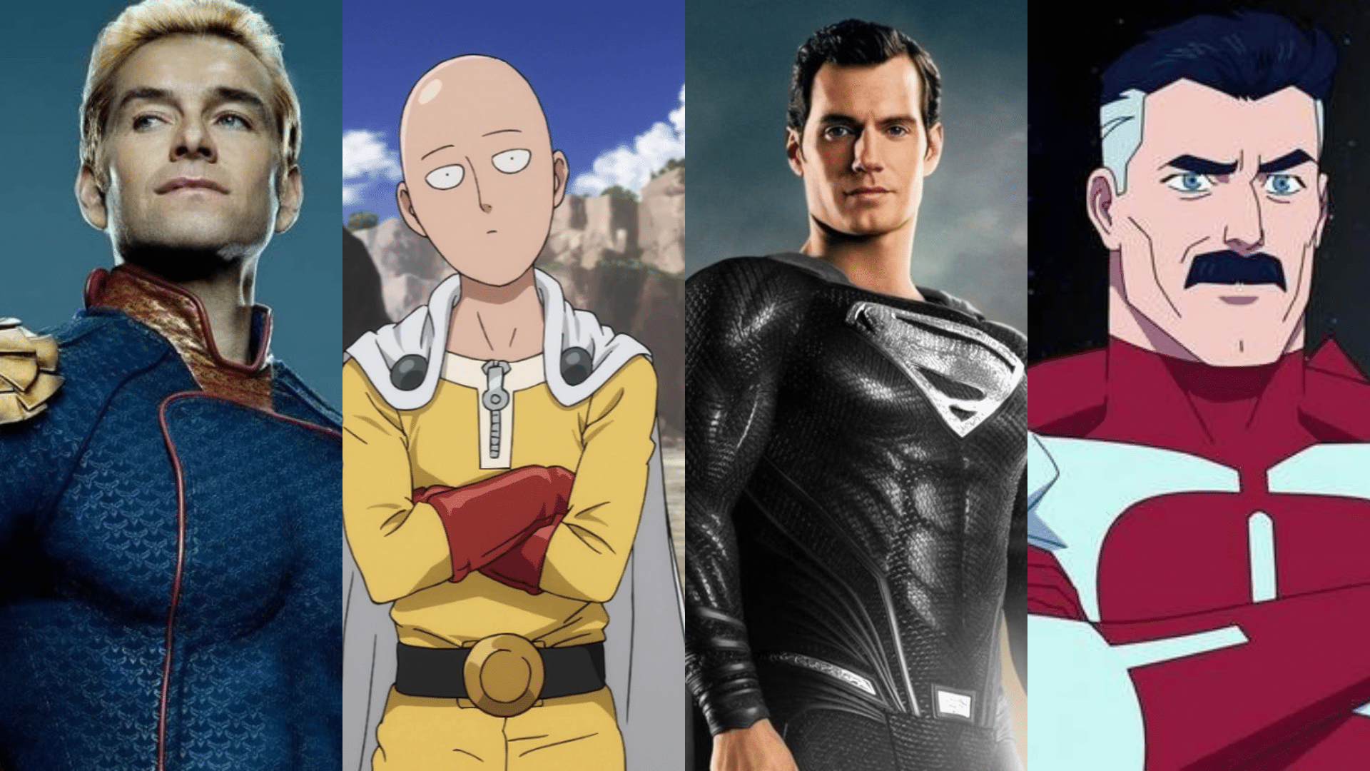 Quem vence? Vídeo mostra luta entre Superman, Omni-Man, Saitama e Capitão Pátria!