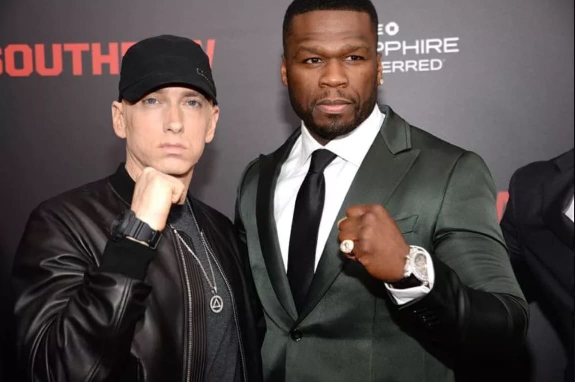 Eminem vai atuar em “Black Mafia Family”, produzida pelo rapper 50 cent