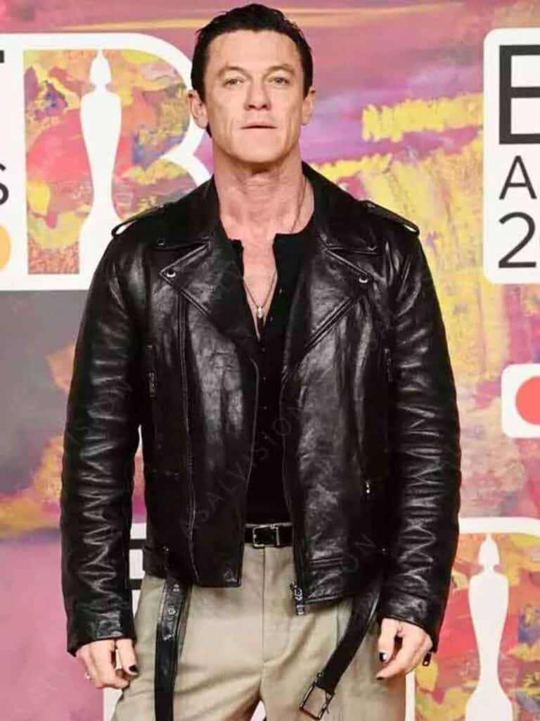 BRIT Awards 2024 Luke Evans Black Leather Jacket 1200x1600 1