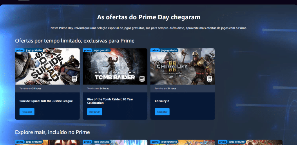 "Esquadrão Suicida" e "Tomb Raider" de graça no Prime Gaming