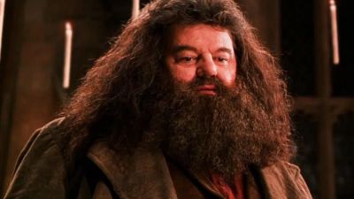 robbie coltrane como hagrid em harry potter 7905874e