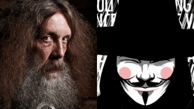 Alan Moore, criador de "V D Vingança" fecha contrato com editora de Harry Potter