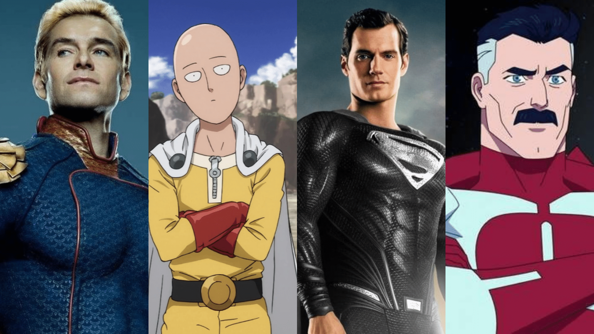 uem vence? Vídeo mostra luta entre Superman, Omni-Man, Saitama e Capitão Pátria!