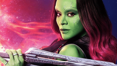 Zoe Saldaña é Gamora em Guardiões da Galaxia