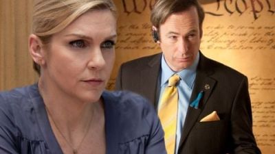 Rhea Seehorn as Kim Wexler and Bob Odenkirk as Jimmy in Better Call Saul 95260417