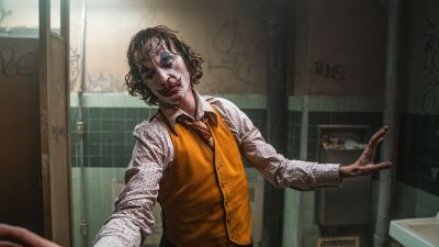 Coringa fotos bastidores