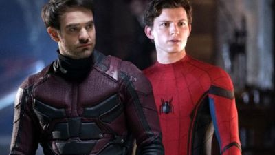 Charlie Cox as Daredevil and Tom Holland as Spider Man de35c7b9