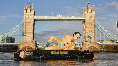 Borat 2 Gets 40 Foot Nearly Naked Borat Inflatables To Promote Sequel fbeef1f0